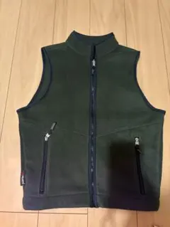 エーグル　フリースベスト　カーキ
