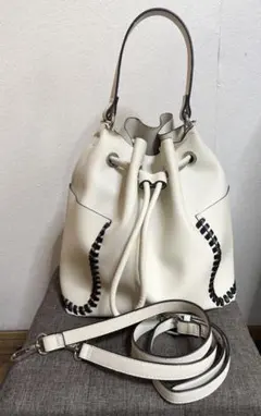 ZARA ザラ 巾着バッグ ハンドバッグ ショルダーバッグ