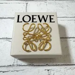 LOEWE ロエベ　アナグラムブローチ　ゴールド
