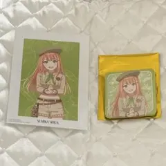 学マス 東武動物公園 ガラポン A賞 スクエア缶バッジ 紫雲清夏