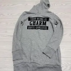 INGNI グレー フード付きパーカー