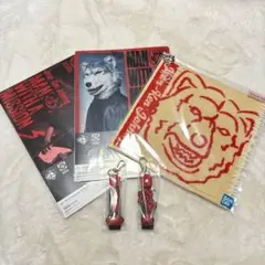 マンウィズ　一番くじ　ジャンケンジョニー　クリアファイル　ちゃーむ　ハンカチ