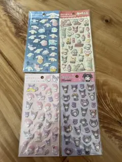 サンリオ　ぷくっとシール　4種　ダイソー