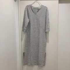 ブージュルード　ボーダー　ロングワンピース