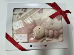 赤ちゃんの城 オーガニックエプロン 出産祝い ギフトセット 女の子