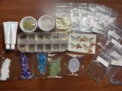 UVレジン　液＆パーツ等セット