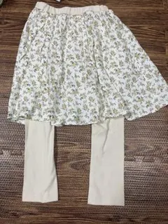après les cours 花柄スカート レギンスセット 120