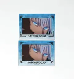 呪術廻戦プラザ 懐玉・玉折 箔押し場面写クリアカード 五条悟セット