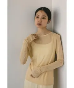 stylemixer シースルー長袖Tシャツ