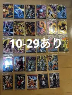 ドラゴンボール 展示会オリジナルホロカード 15種&ポストカード7種