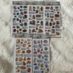 3Dビジュアルコレクション　大人の図鑑シール　5枚 セット