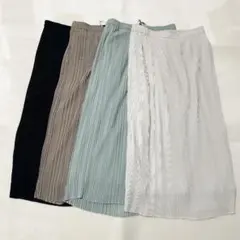 4点セット★UNIQLO★ユニクロ★プリーツロングスカート★Mサイズ