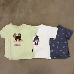 petit main Tシャツ 3枚セット 90cm