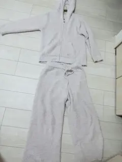 ジェラピケフード付き ルームウェア 上下セット