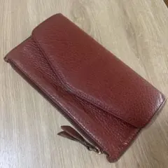 Maison Margiela ブラウンレザー長財布