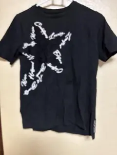 カジュアル 黒 Tシャツ 星形刺繍　クーラ　サイズ38