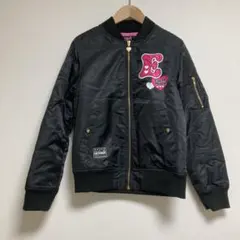 EARTH MAGIC ブルゾン　アウター　黒　160【YK0114】