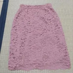 ミッシュマッシュ☆レースタイトスカート☆S☆ピンク