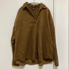 ユニクロ　コーデュロイ　長袖シャツ
