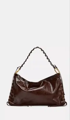 【新品未使用】ZARA ハトメショルダーバッグ