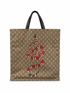 GUCCI GGスプリーム スネーク トートバッグ　蛇のサムネイル