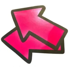 うちわ文字 ファンサうちわ 矢印のサムネイル