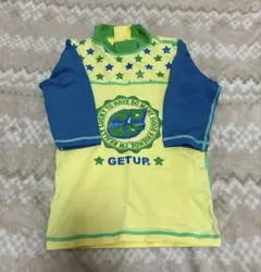 120サイズ　男の子水着　五分袖　星柄　キッズ