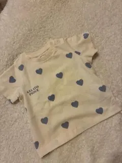 新品未使用品タグ付き ジェラートピケ キッズ ハート ルームウェア