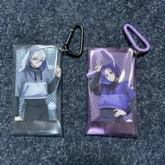 ブルーロック 凪誠士郎 御影玲王　ミニクリアポーチ　カラビナ付きポーチ