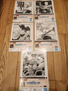 一番くじ　ドラゴンボール　G賞 コミックスクリアファイルセット