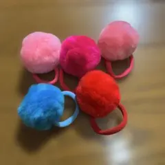 ぽんぽんヘアゴム