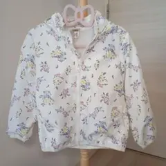 花柄フード付きジャケット
