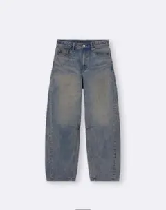 GU バレルレッグジーンズ　Mサイズ