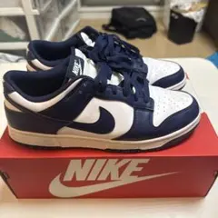 NIKE DUNK LOW ネイビー ホワイト スニーカー