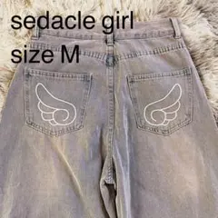 sedacle girl エンジェルステッチカーブデニム ライトパープル Mのサムネイル