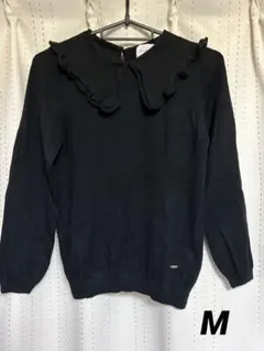 【Lycee mine】　長袖ニットM・ブラック