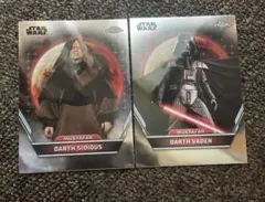 Topps StarWars Chrome ダース・シディアス ダース・ベイダー