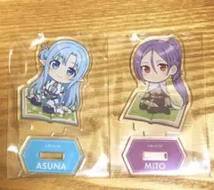 ソードアートオンライン ヴィレヴァンコラボ　アクリルスタンド　アスナ　ミト
