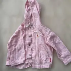 ミキハウス フード付きジャケット 90サイズ ピンク