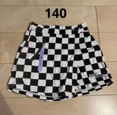 キッズ ブロックチェック柄ショートパンツ140