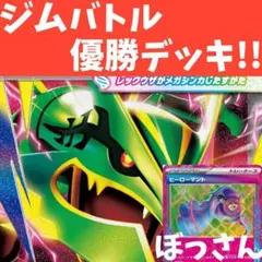 メガレックウザex 構築済みデッキ 9/24ジムバトル優勝構築 全スリーブ