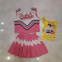 チアガール 衣装 100サイズ 新品未使用 ピンク 仮装 ハロウィン コスプレ
