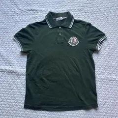 MONCLER モンクレール　ポロシャツ　ビッグロゴ　グリーン　Sサイズのサムネイル