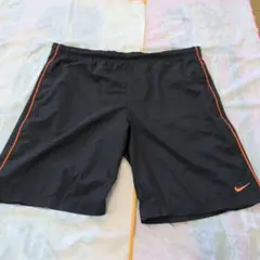 NIKE ショートパンツ ダークグレー オレンジ DRI-FIT XXL