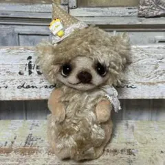 猫 テディベア作家 アーティストベア ハンドメイド テディベア 作家 アーティストベア ネコ - メルカリ