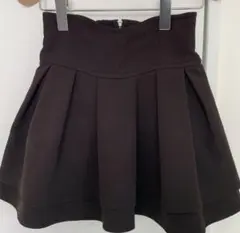 美脚スカート　ミシェルマカロン　黒　ブラック