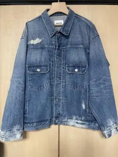 monkey time デニムジャケット ダメージ加工　セカンドタイプ