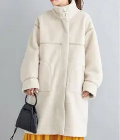 SHIPS フェイクムートンコート