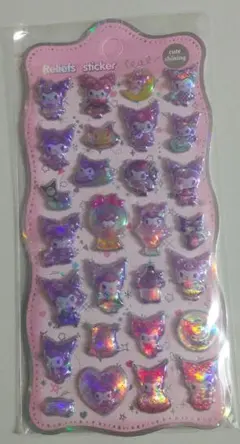 【未使用】クロミ シール ステッカー KUROMI サンリオ Sanrio