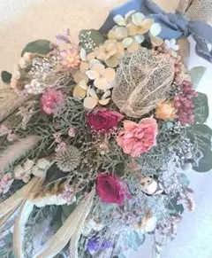 ドライフラワースワッグ